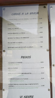 La Roda menu