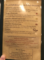 Seva Ann Arbor menu