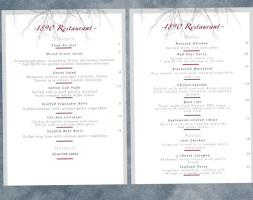 1890 Gore Bay menu