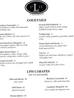 Landmark Public House Restaurant Bar Dorchester, Ma. menu