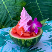 Hula Girls Shave Ice food