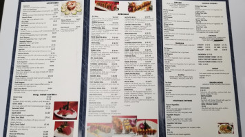 Tsunami Sushi Hibachi menu