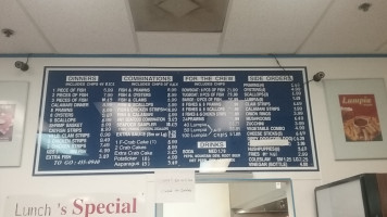 Tugboat Fish Chips Vacaville menu