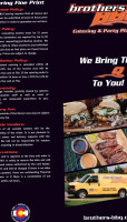 Brothers Bbq menu