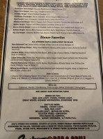 Joe's Sports And Grill menu