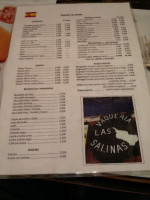 Vaqueria Las Salinas menu