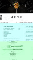 Izurpi menu