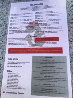 Harbor View menu