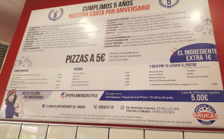 Arucas Asadero menu