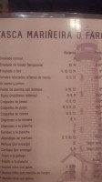 Tasca O Faro menu