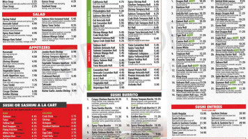 Sushi Express menu