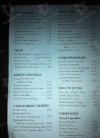 Winfield Chinese menu