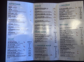 The River Thai Cuisine menu