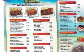 Aloha Hawaiian Bbq food