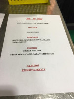 Gran Buda menu