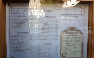 Ximénez menu