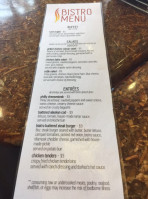 The Westside Bistro menu