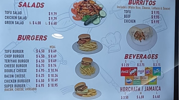 Chop Teriyaki menu