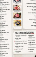 Kogi Gogi Bbq menu