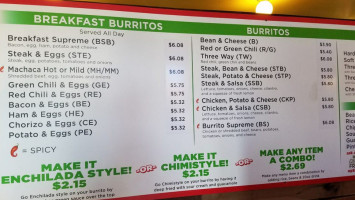 Burrito Express food