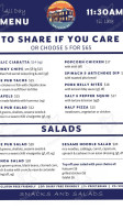 The Blue Pub Methven menu