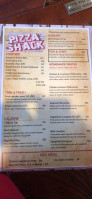 Pizza Shack menu