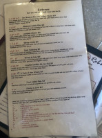 Bud Rob's Bistro menu