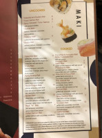 Fin's Sushi Grill menu