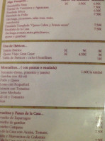 Los Remedios menu