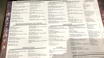 Arigato Sushi (marsh St menu