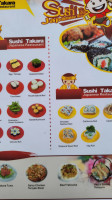 Sushi Takara menu