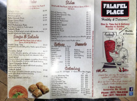 Picnic Pizza Place menu