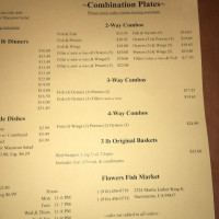 Flowers Fish Market & Restaurant menu