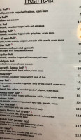 Sushi Ocean menu