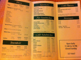 Venice Pizza Shop Italian menu