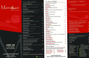 MamaSushi Passaic menu