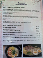 Island Sushi And Ramen menu