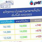 Ptt Naxay ປໍ້ານໍ້າມັນ ປຕທ ນາໄຊ ກິ່ງນະກອນ menu