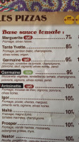 Noolie's menu