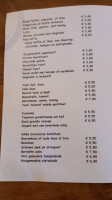 Koffie-kaffee De Boekhouder menu