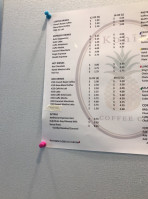 Kohii Coffee Co. menu