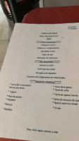 Casa Xavina menu