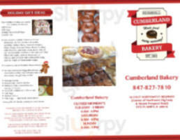 Cumberland Bakery menu