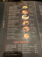 Jinwe Sushi All You Can Eat menu