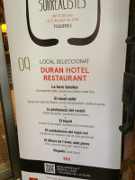 Duran menu