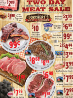 Borchert's Meat Market inside