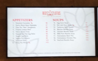 Red Lotus Asian Kitchen menu