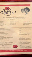 Lucile's Creole Cafe menu