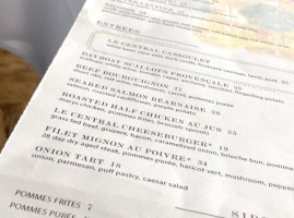 Le Central menu