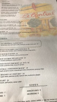 Le Central menu